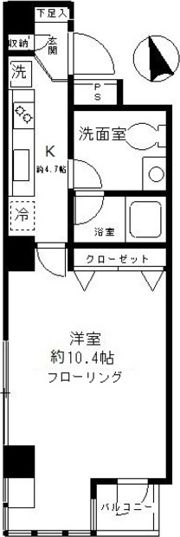 ファインクレスト渋谷神泉の間取り画像