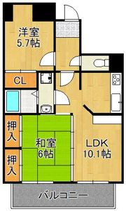 ベルヒルズ則松の間取り画像