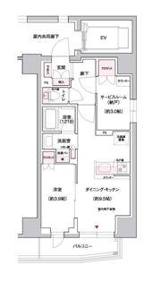 ジェイグランコート上野入谷の間取り画像
