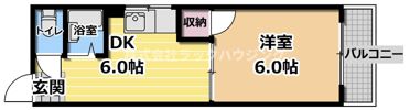 いすず東ハイツの間取り画像