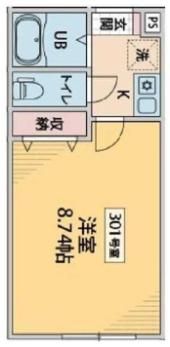 ディアコートプライムの間取り画像