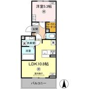 SAKURA A棟の間取り画像