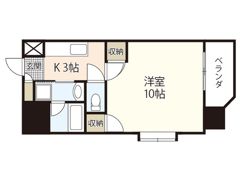 フローラ西原の間取り画像