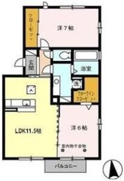 SAーⅡの間取り画像