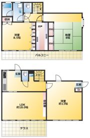西大久保イレブンの間取り画像