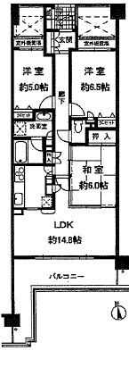 サンクタス豊中上野坂の間取り画像