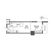 TLRレジデンス本町WESTの間取り画像