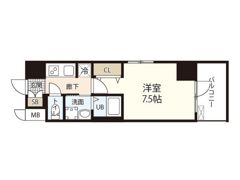 S-RESIDENCE表町の間取り画像