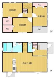 クルーズiriseの間取り画像