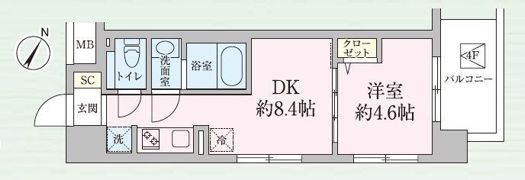 Grand Stage Msquareの間取り画像