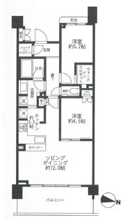 マジェスティハウス新宿御苑パークナードの間取り画像