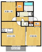 メゾンソレイユの間取り画像