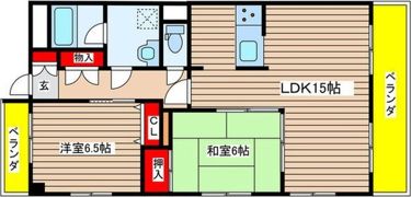ディアコート村瀬の間取り画像