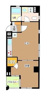 レセゾン麻布の間取り画像