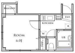 メゾンフラワー西新宿の間取り画像