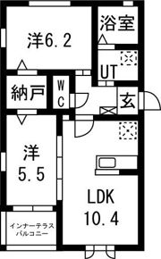 アトラスBの間取り画像