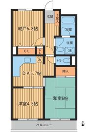 メゾンドサンクⅡの間取り画像