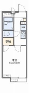 レオパレス栗木コーポの間取り画像