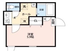 グランクオール三ノ輪の間取り画像