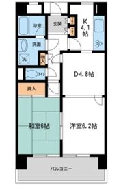 エスポワール東所沢の間取り画像