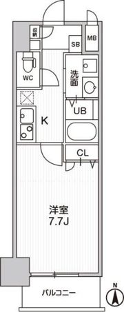 LaDouceur梅田Eastの間取り画像