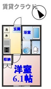 フォレストツインハウスⅡB棟の間取り画像