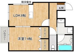 クレストDanの間取り画像