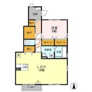 メゾンドレッセⅡの間取り画像