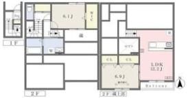 サーラサ鴻の巣の間取り画像