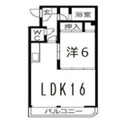 ハイツカームの間取り画像