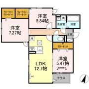 セレスティア瑞江Ⅰの間取り画像