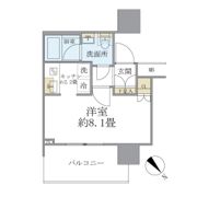 Brillia Tower 浜離宮の間取り画像