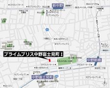 プライムブリス中野富士見町Ⅰの間取り画像