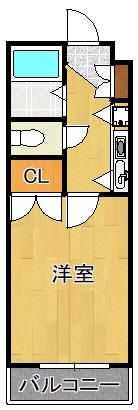 アルシュ八幡東の間取り画像