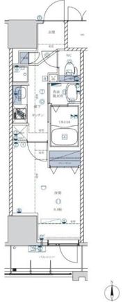 ライジングプレイス亀戸の間取り画像