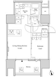 ザ・パークハビオ北千住の間取り画像