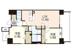 WESTIN KOGOKITAの間取り画像