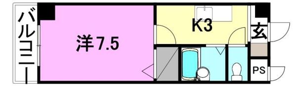 さくらマンションの間取り画像