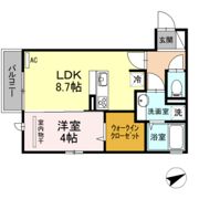 レセンテ安東の間取り画像