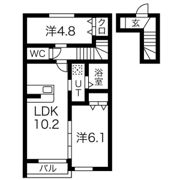 SOLANE LALA利府の間取り画像