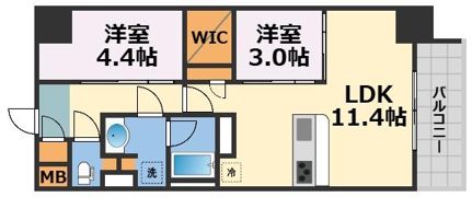 アーバネックス東梅田の間取り画像