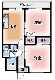 ヴィラナリー柳町の間取り画像