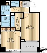 クリオ戸越銀座弐番館の間取り画像