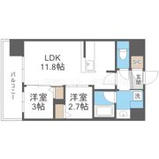 アーバングランデ新大阪の間取り画像