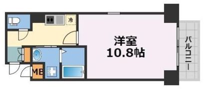 セオリー難波南の間取り画像