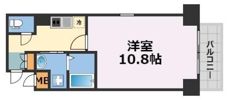 セオリー難波南の間取り画像