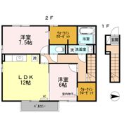 エクレール SAYAの間取り画像