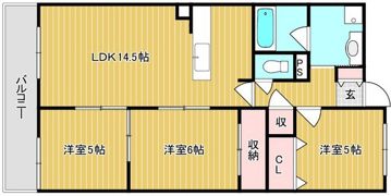 ソレアード御南の間取り画像