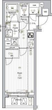 THEPREMIUMCUBEG大崎の間取り画像