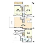 上池台3丁目貸家の間取り画像